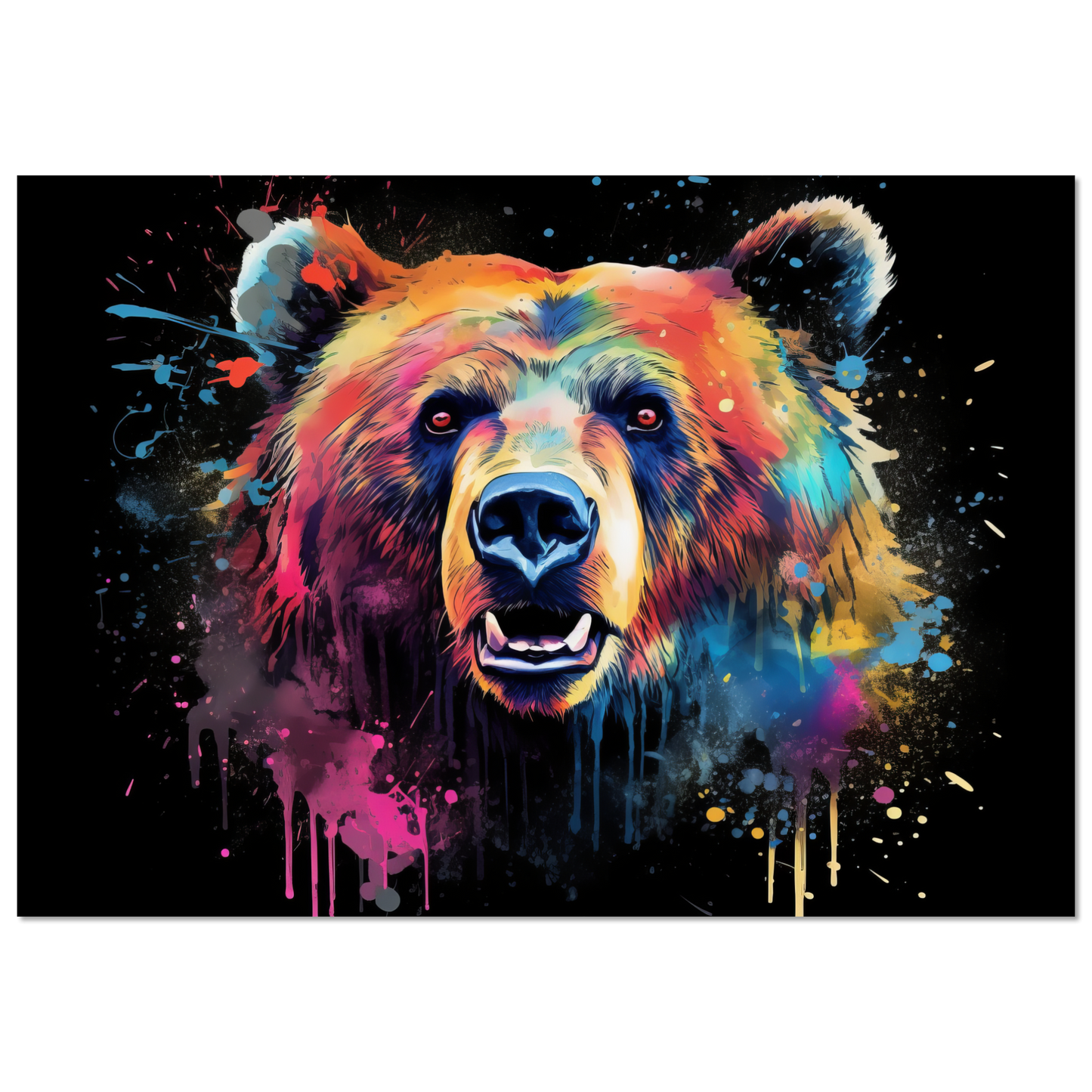 Bär Bären Pop-Art (WILD59)