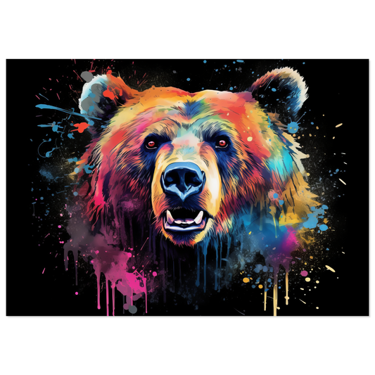 Bär Bären Pop-Art (WILD59)