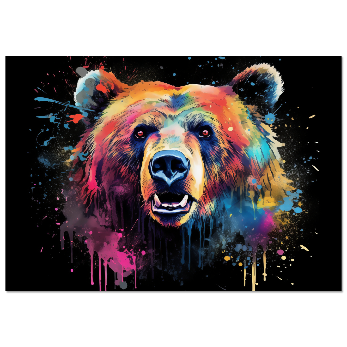 Bär Bären Pop-Art (WILD59)