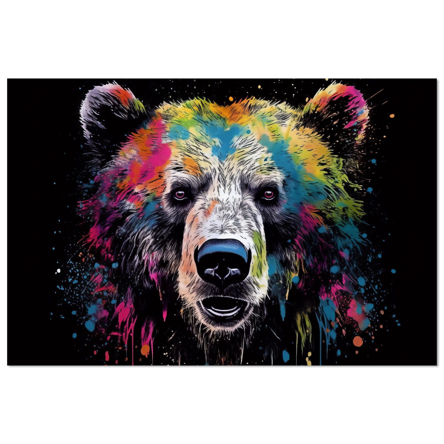 Bear bears pop art (WILD60)