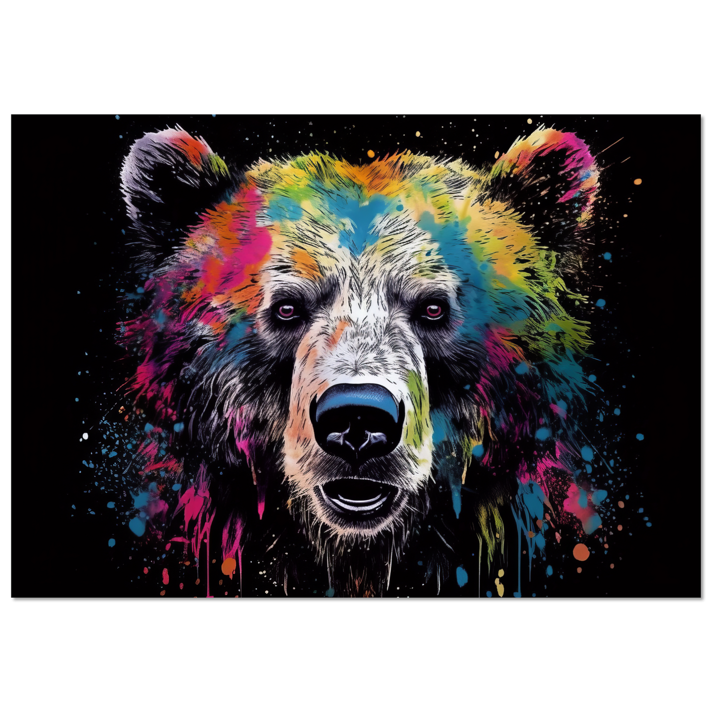 Bear bears pop art (WILD60)