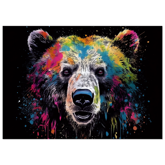 Bär Bären Pop-Art (WILD60)