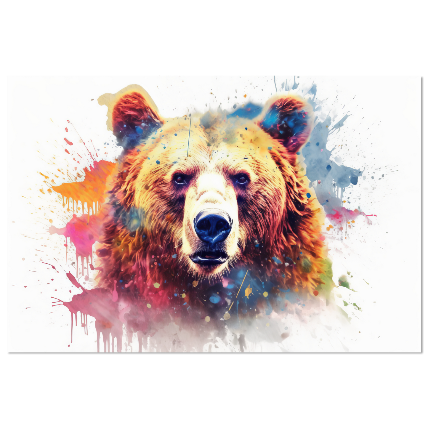 Bear bears pop art (WILD61)