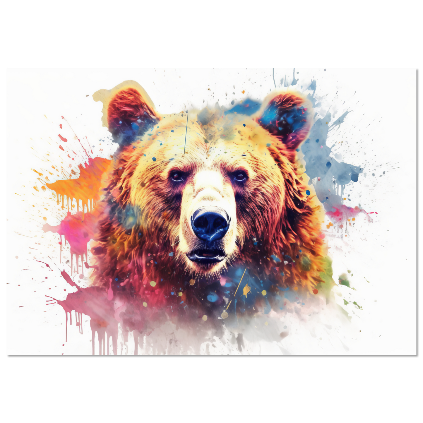 Bear bears pop art (WILD61)