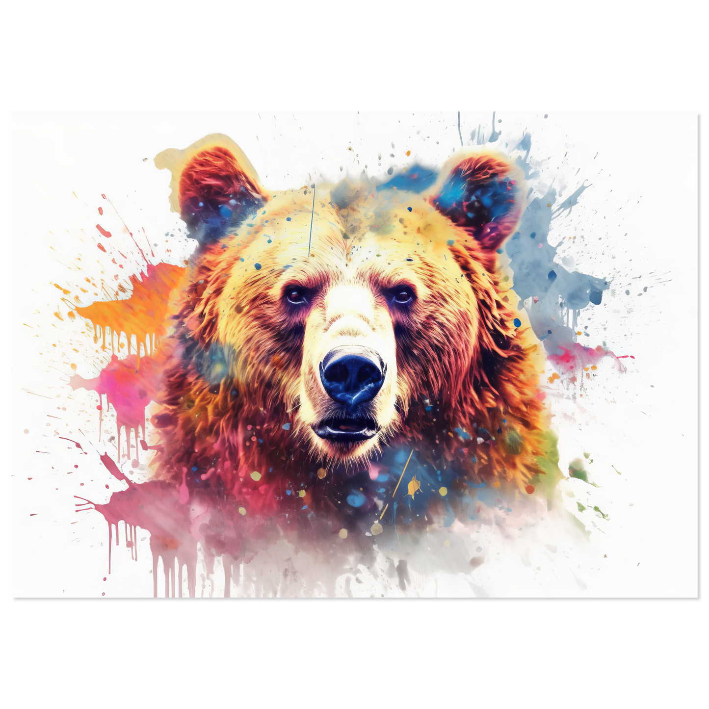 Bear bears pop art (WILD61)