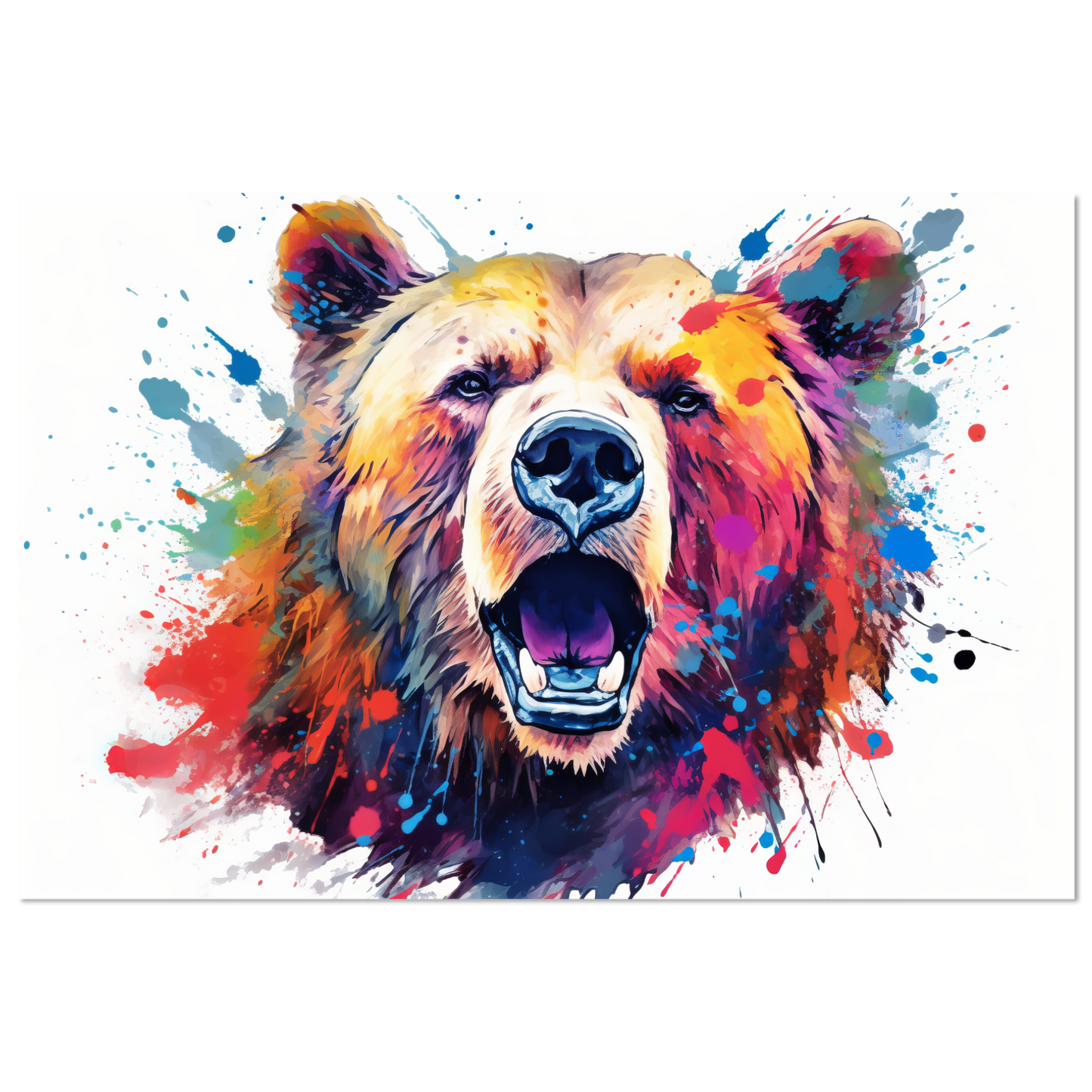 Bear bears pop art (WILD62)
