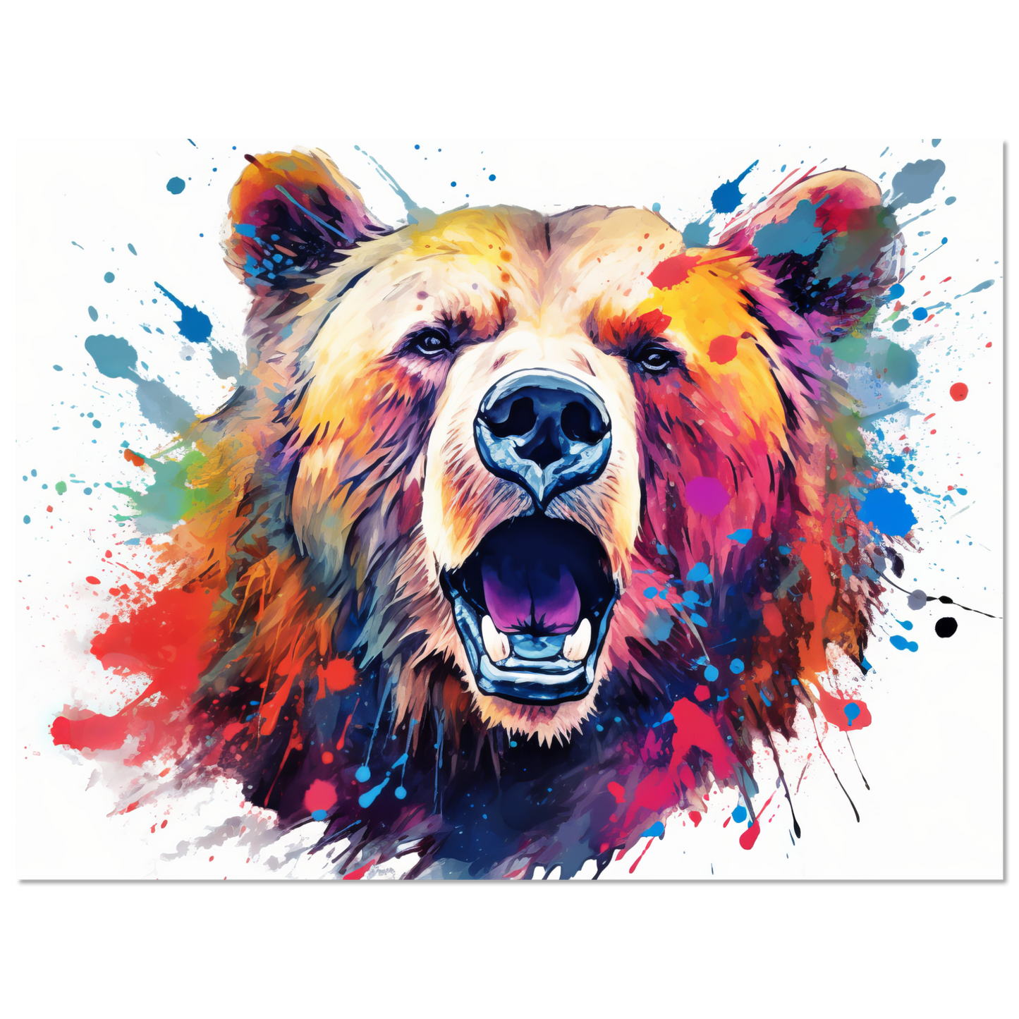 Bear bears pop art (WILD62)