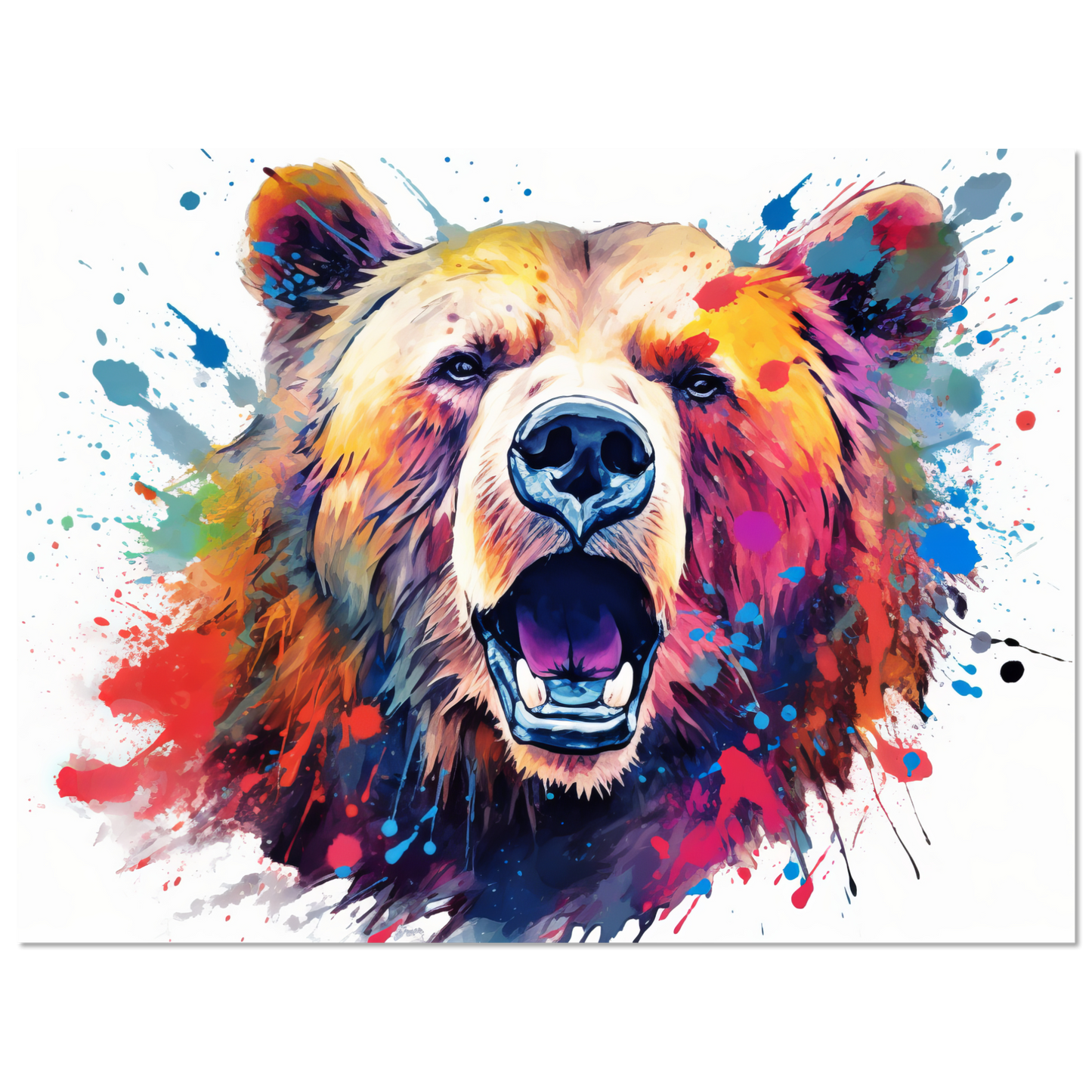Bär Bären Pop-Art (WILD62)