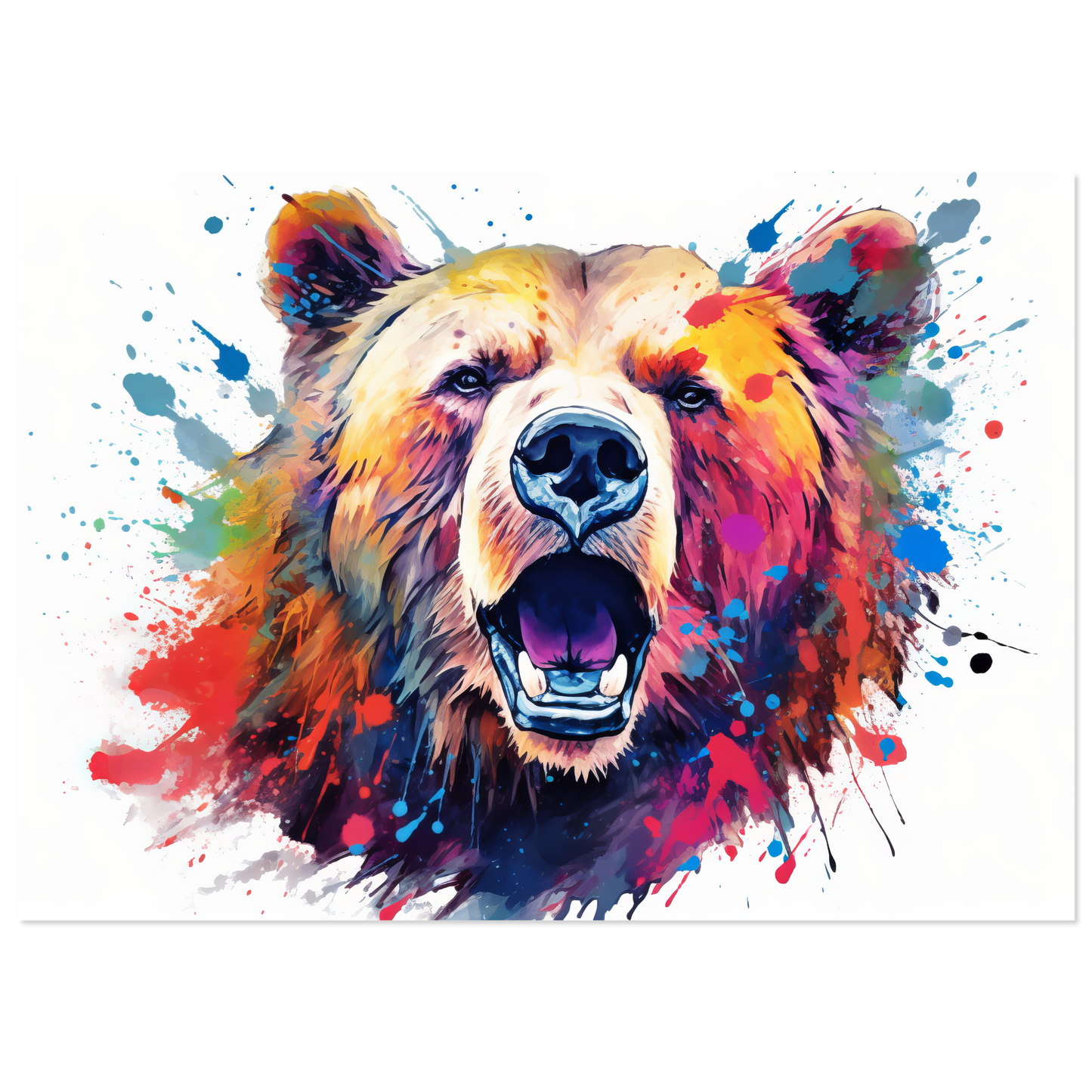 Bear bears pop art (WILD62)