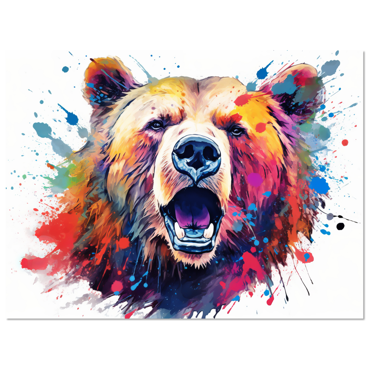 Bear bears pop art (WILD62)