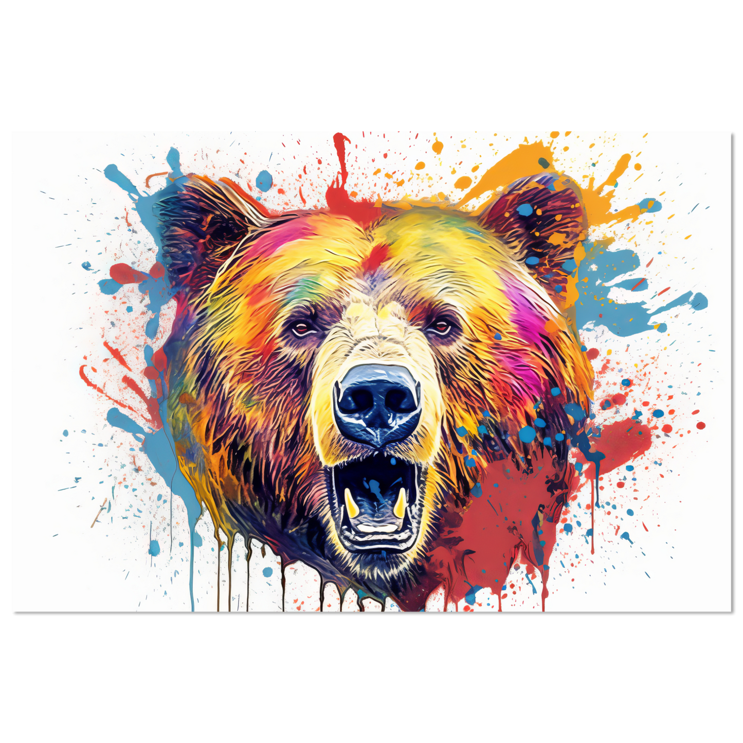 Bear bears pop art (WILD63)