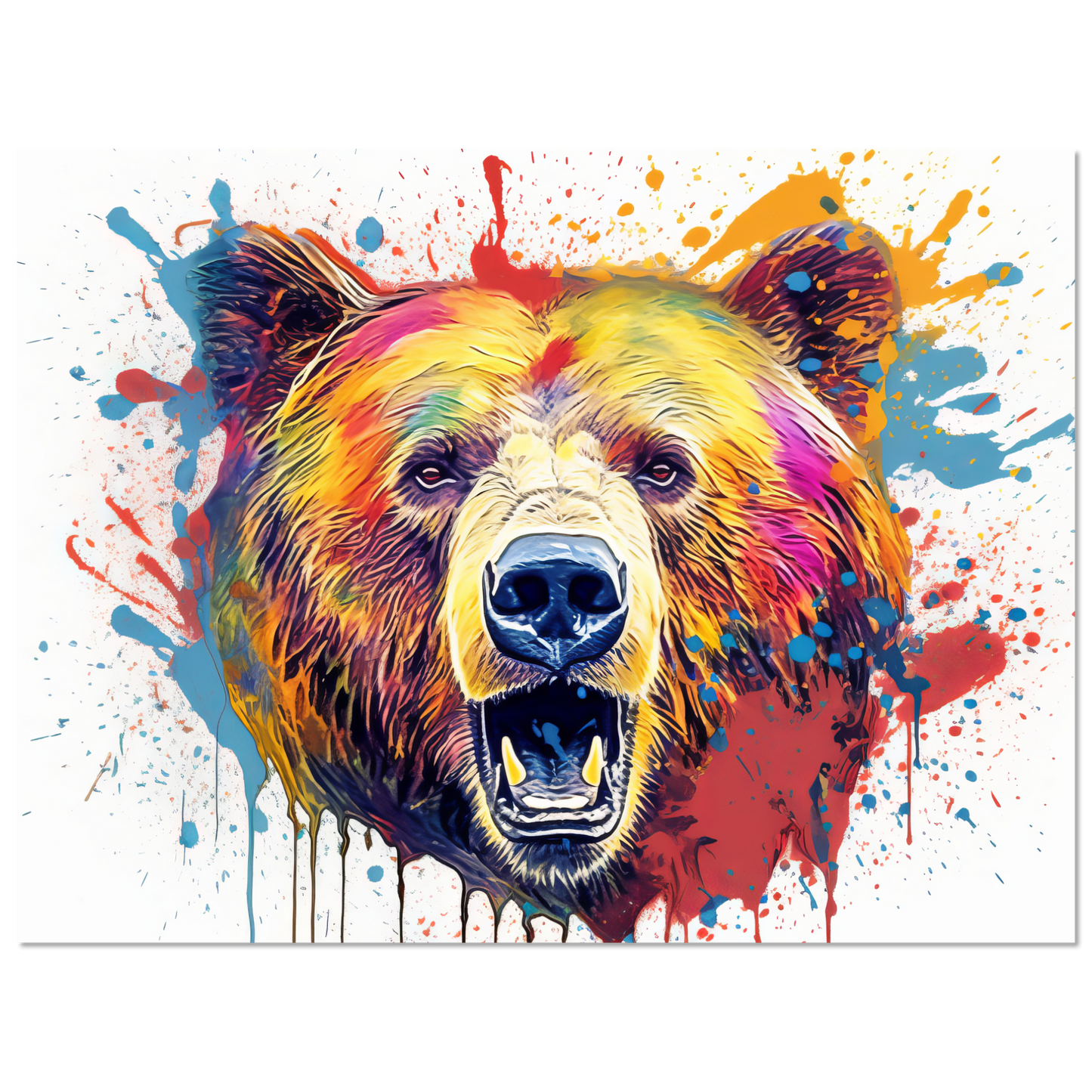 Bear bears pop art (WILD63)