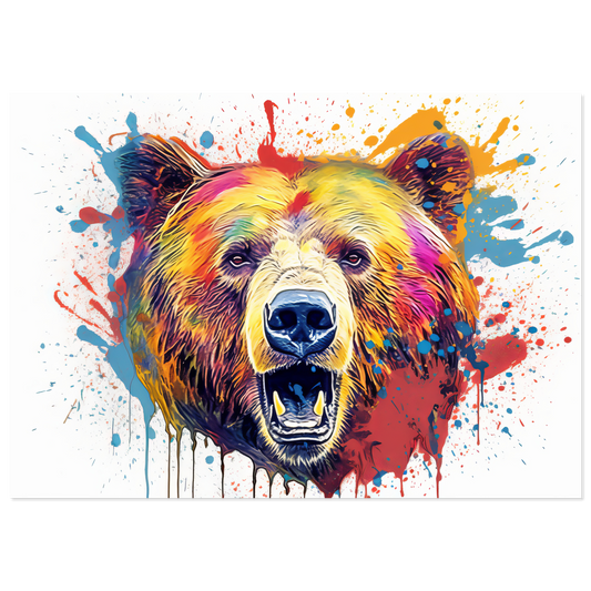 Bär Bären Pop-Art (WILD63)