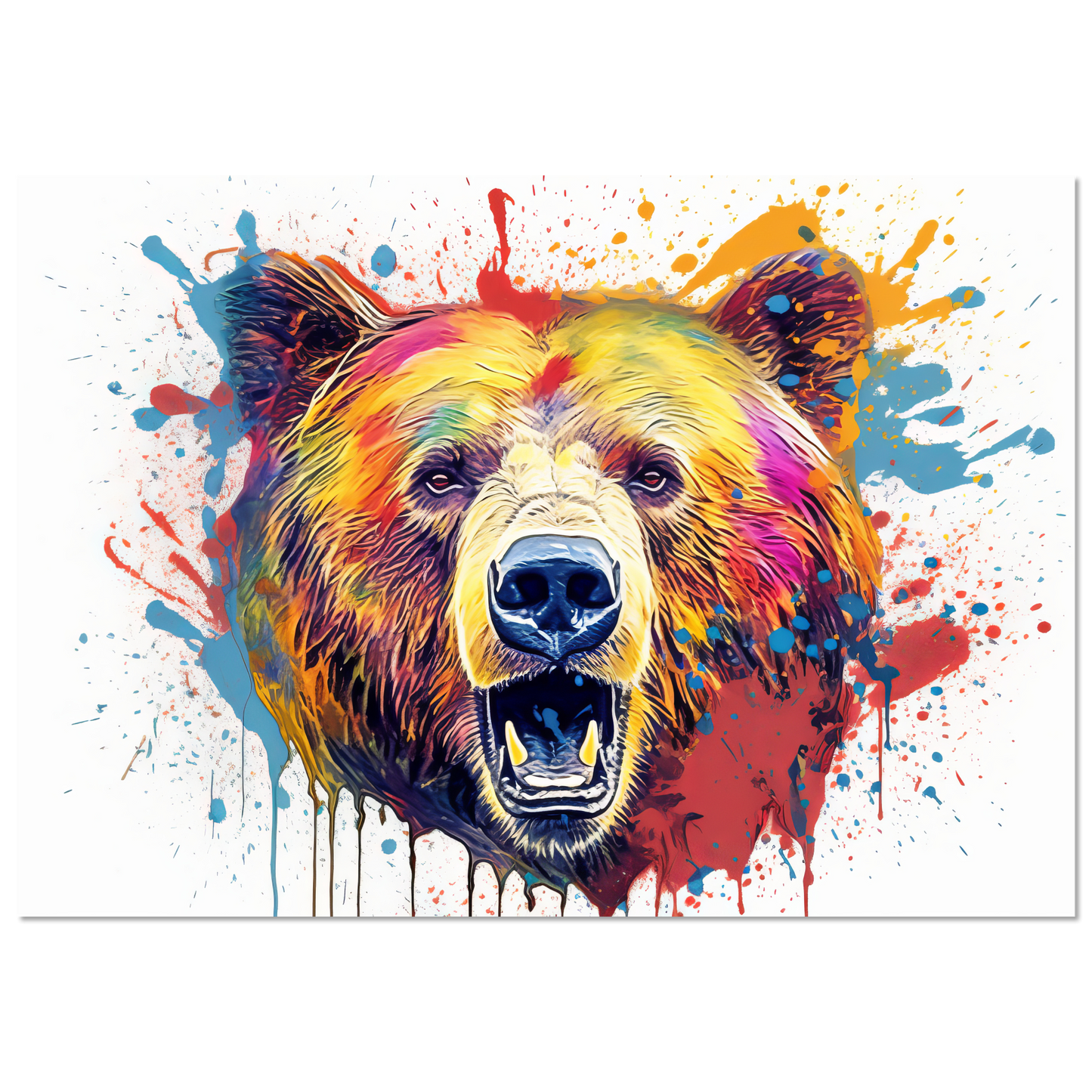 Bear bears pop art (WILD63)