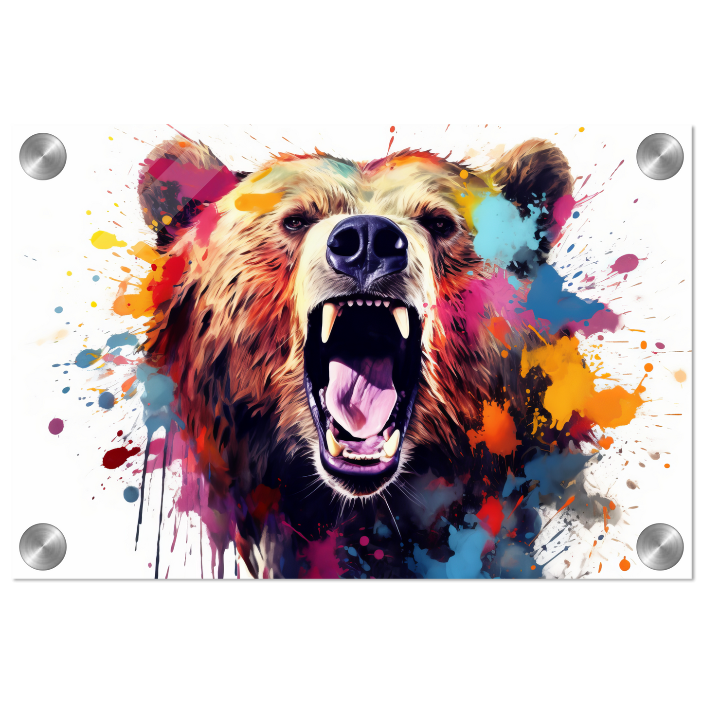 Bär Bären Pop-Art (WILD64)