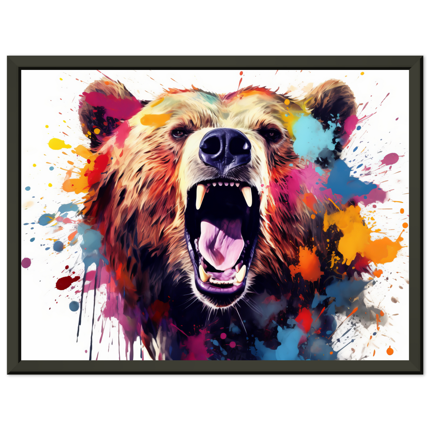 Bear bears pop art (WILD64)