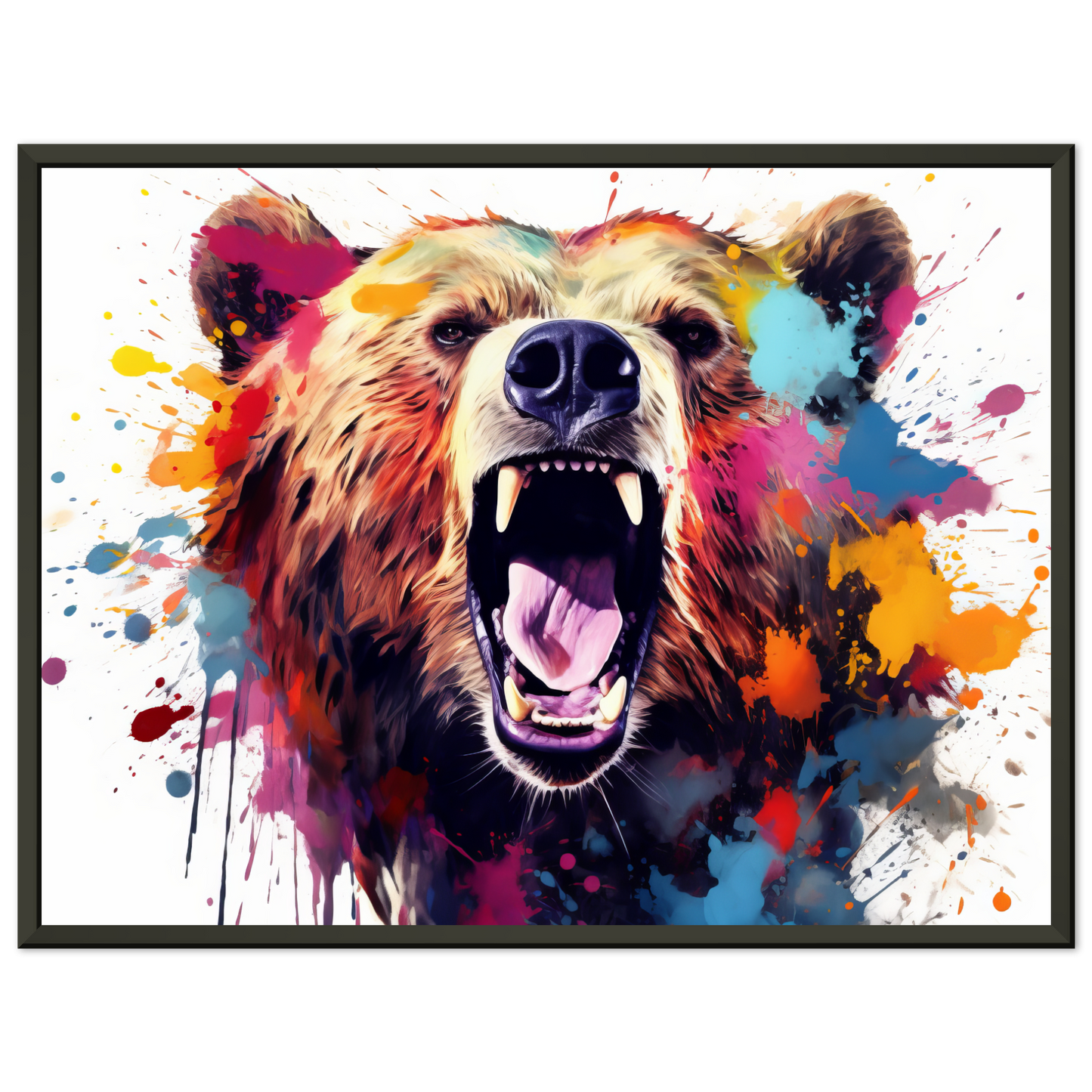 Bear bears pop art (WILD64)