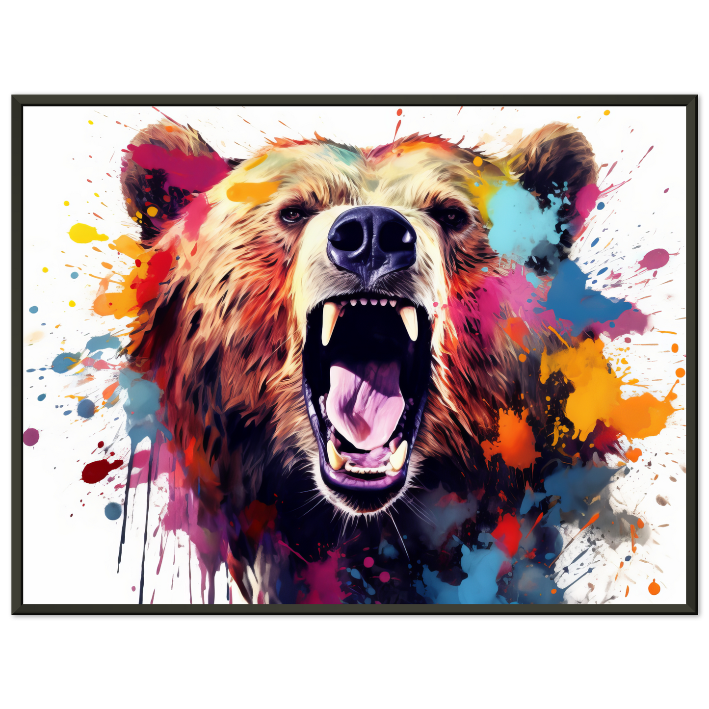 Bear bears pop art (WILD64)