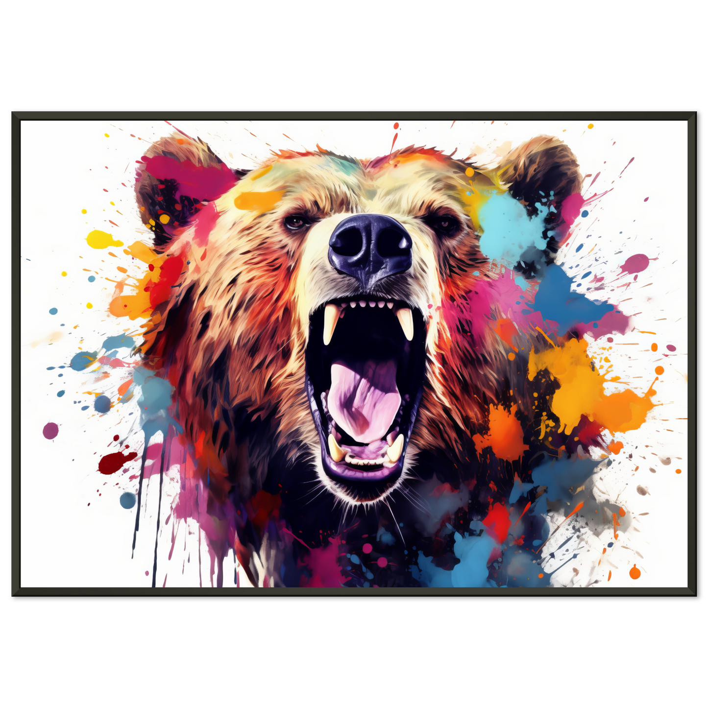 Bear bears pop art (WILD64)
