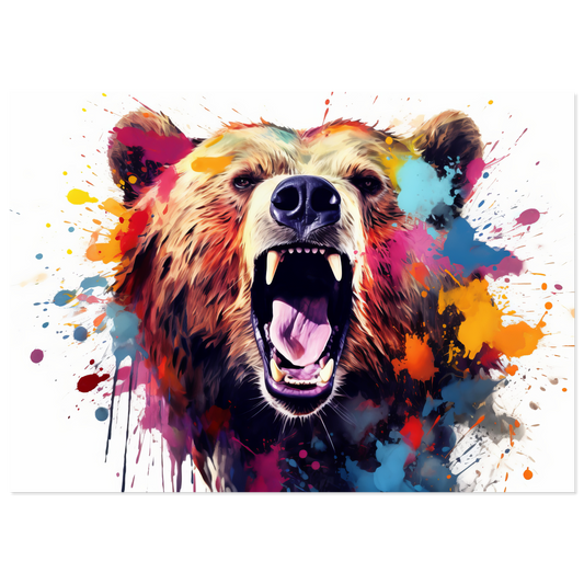 Bär Bären Pop-Art (WILD64)