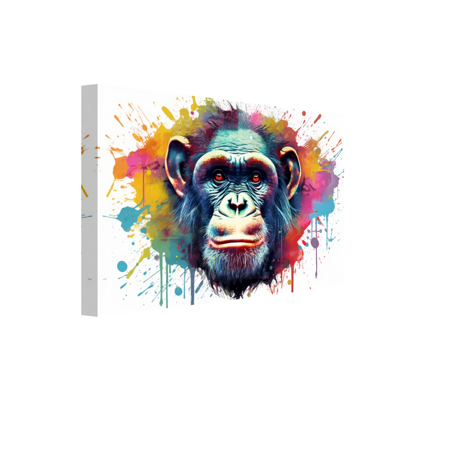 Chimpanzee monkey pop art (WILD65)