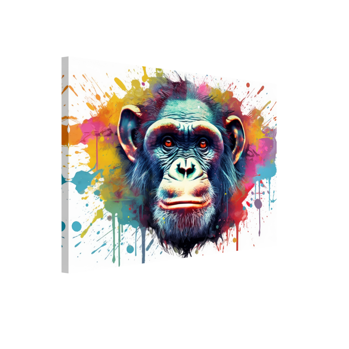 Chimpanzee monkey pop art (WILD65)