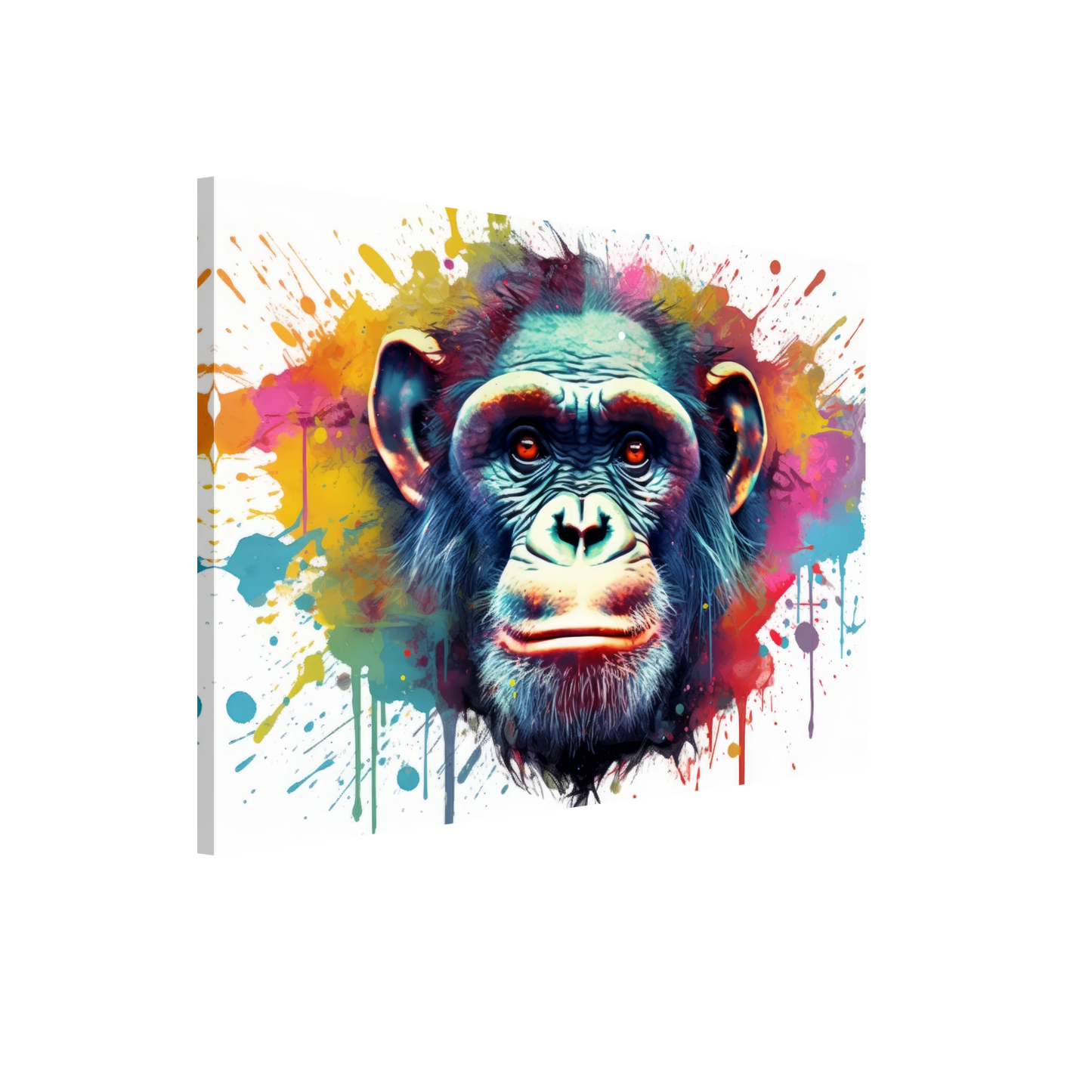 Chimpanzee monkey pop art (WILD65)