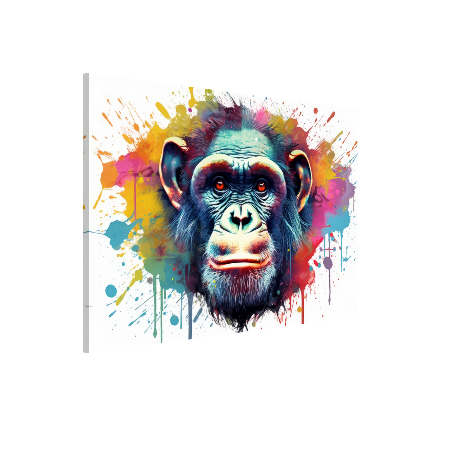 Chimpanzee monkey pop art (WILD65)