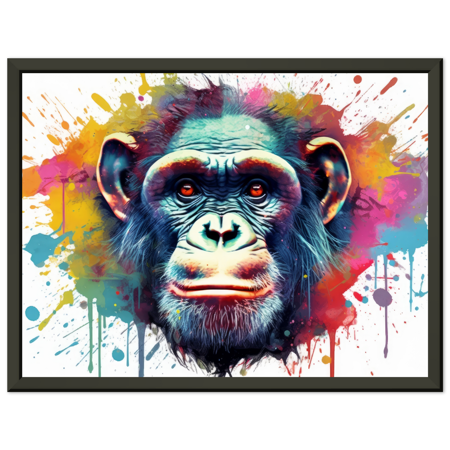 Chimpanzee monkey pop art (WILD65)