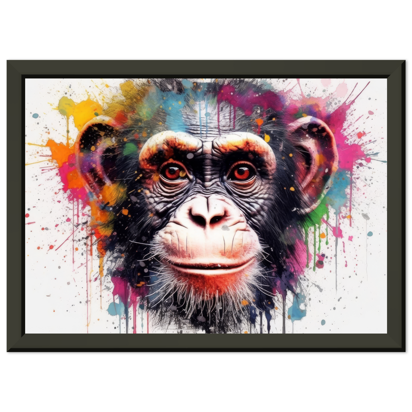 Chimpanzee monkey pop art (WILD66)