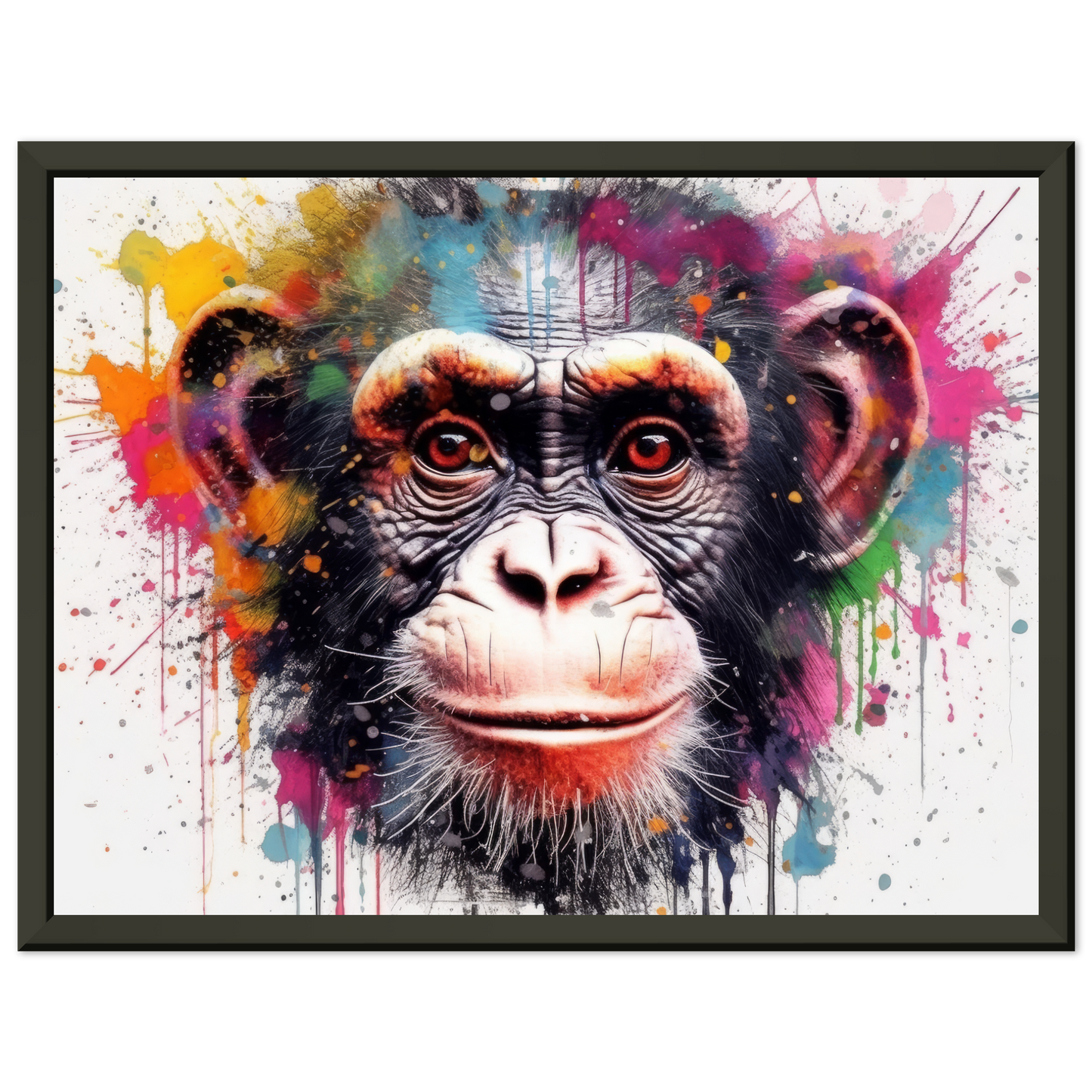 Chimpanzee monkey pop art (WILD66)