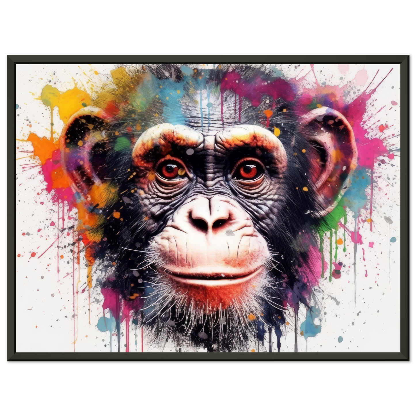 Chimpanzee monkey pop art (WILD66)