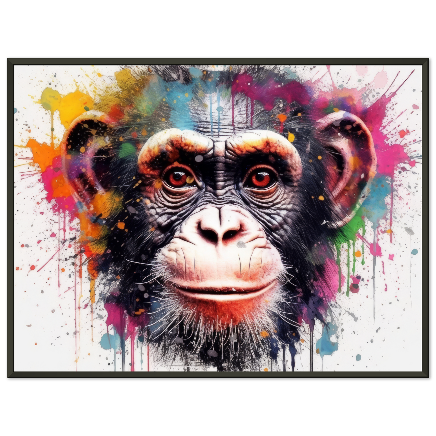 Chimpanzee monkey pop art (WILD66)
