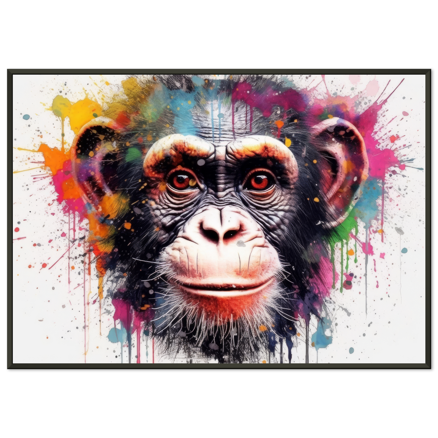 Chimpanzee monkey pop art (WILD66)
