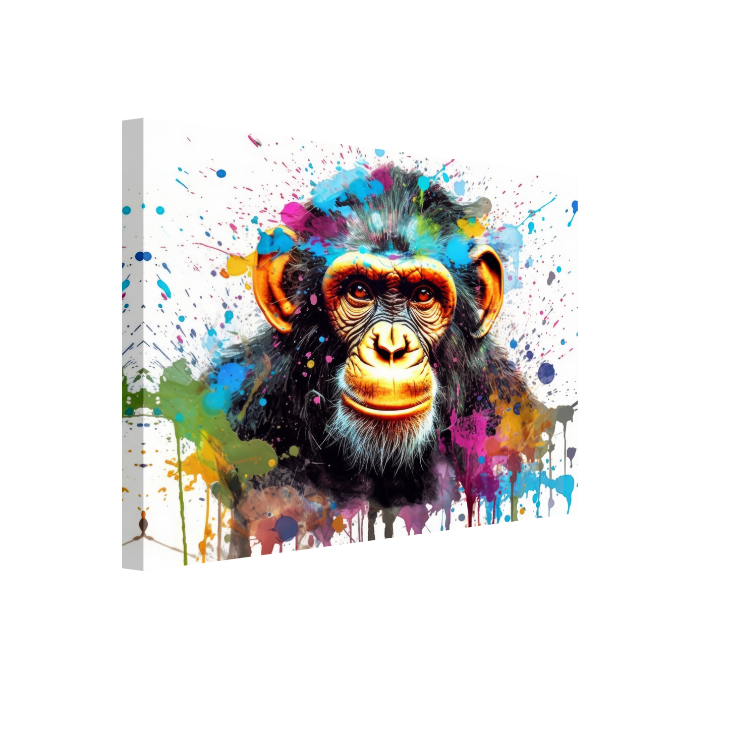Schimpanse Affe Pop-Art (WILD67)