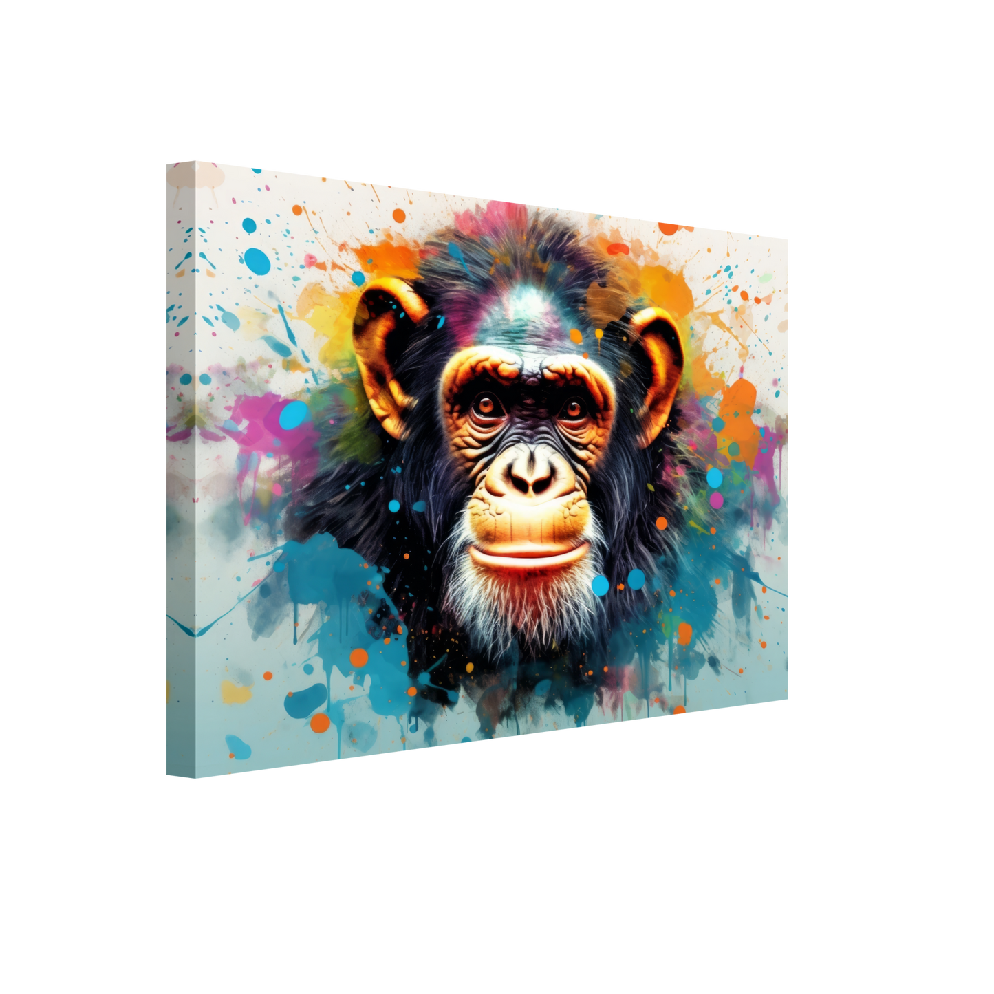Chimpanzee monkey pop art (WILD68)