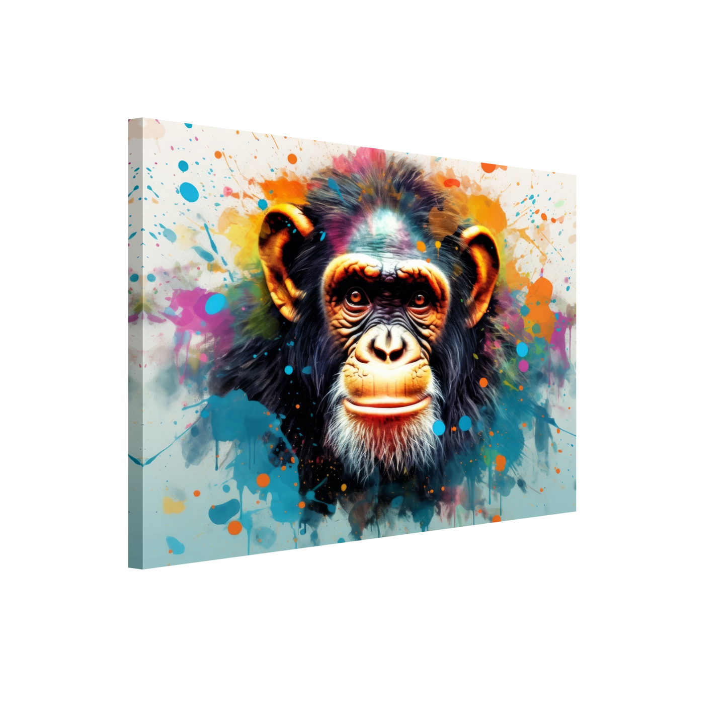 Chimpanzee monkey pop art (WILD68)