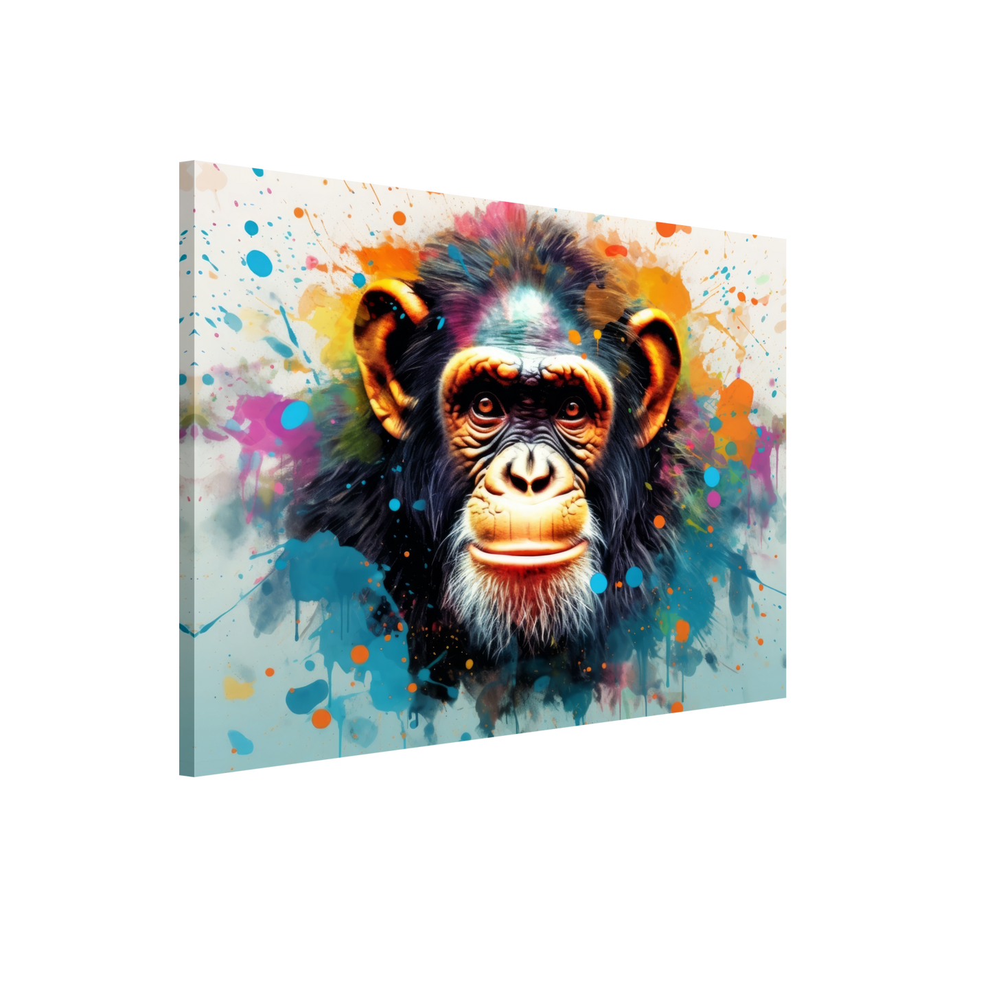 Chimpanzee monkey pop art (WILD68)