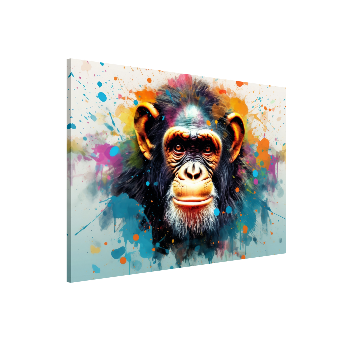 Chimpanzee monkey pop art (WILD68)