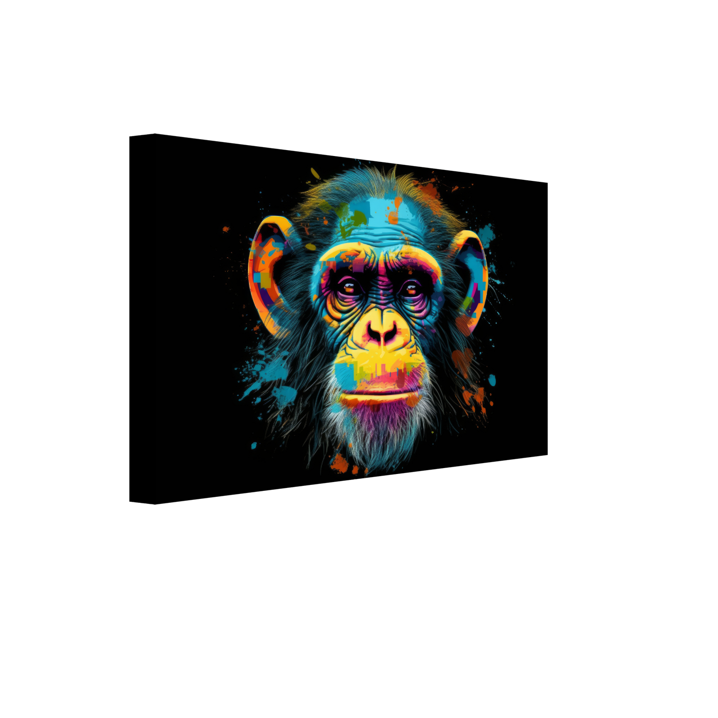 Chimpanzee monkey pop art (WILD69)