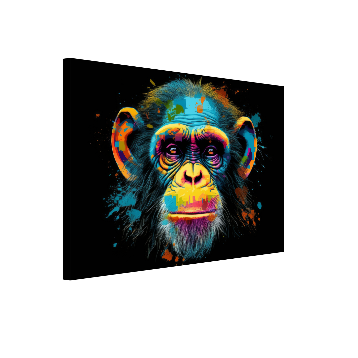 Chimpanzee monkey pop art (WILD69)