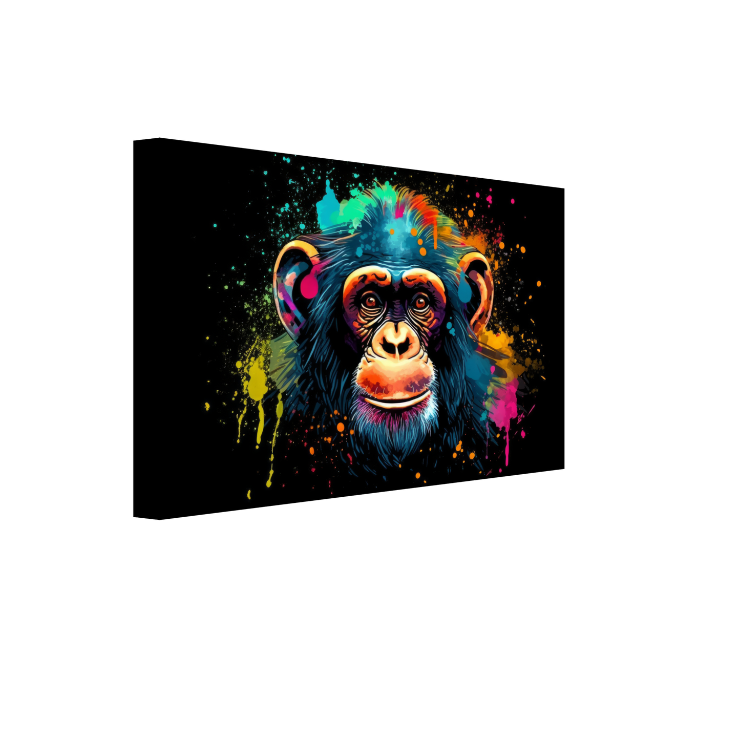 Schimpanse Affe Pop-Art (WILD70)