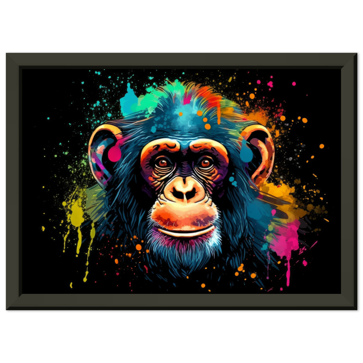 Schimpanse Affe Pop-Art (WILD70)