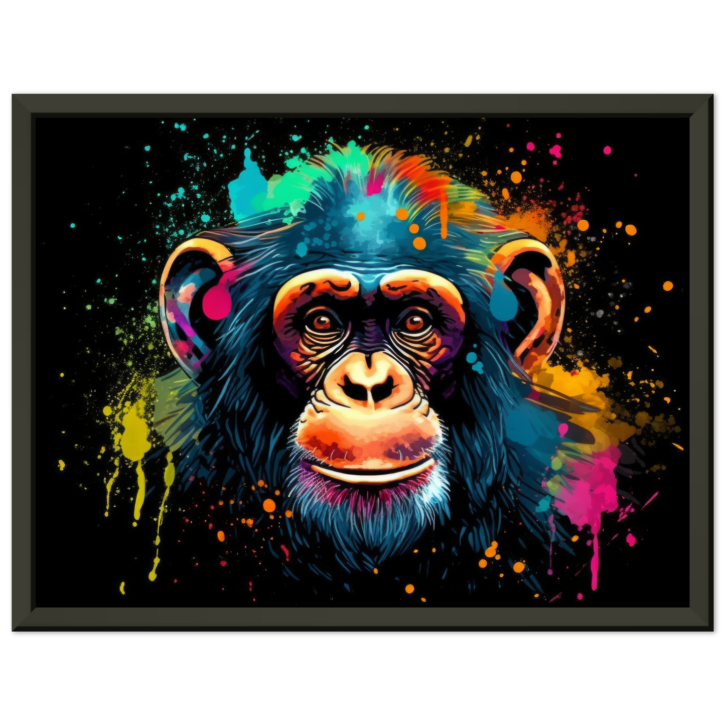Schimpanse Affe Pop-Art (WILD70)