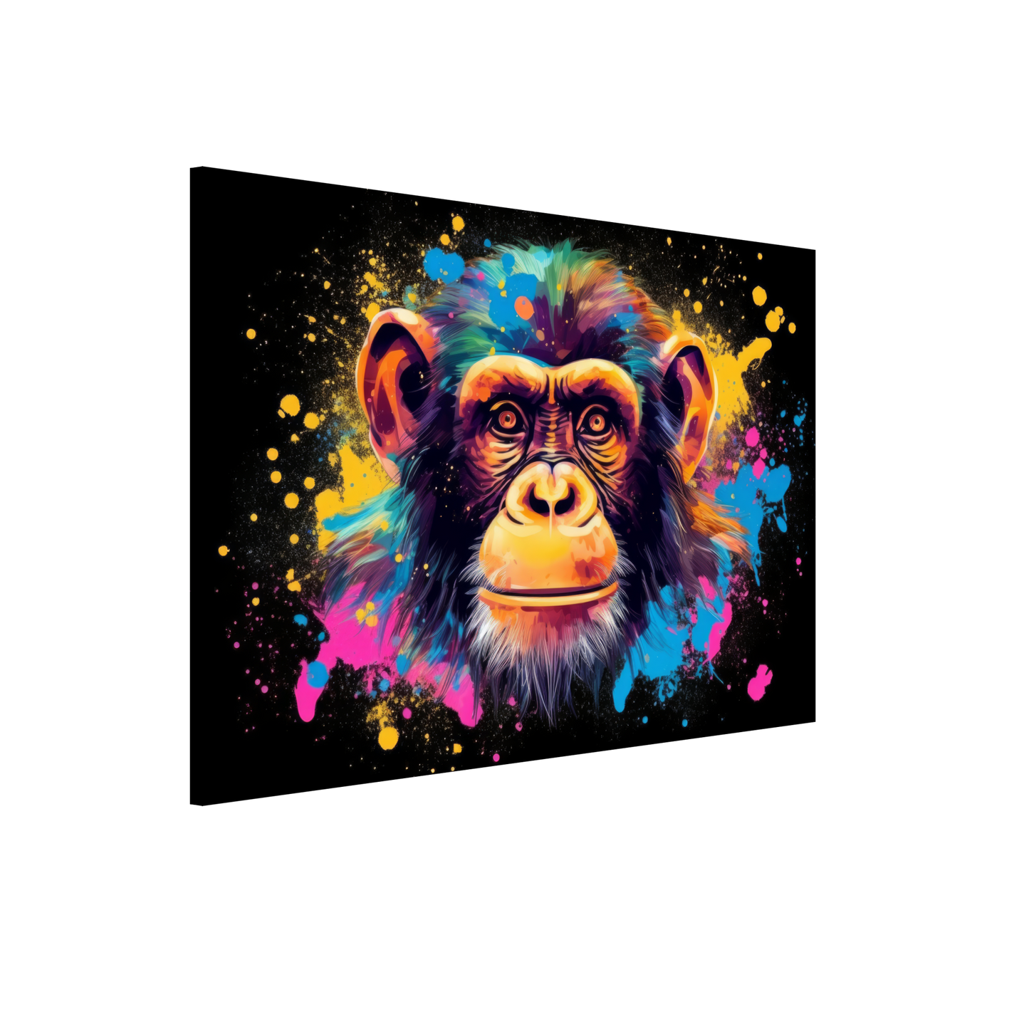 Schimpanse Affe Pop-Art (WILD72)