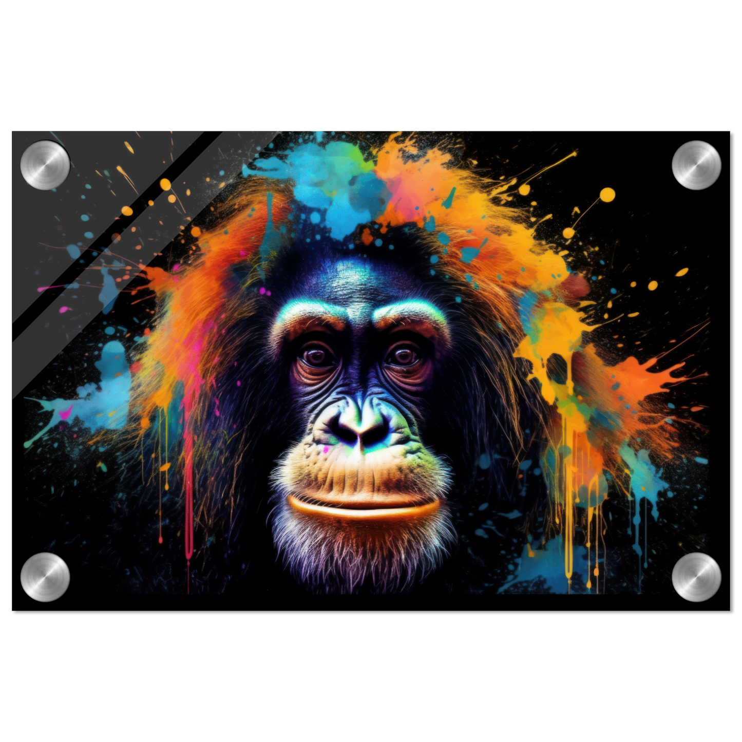 Orang Utan Affe Pop-Art (WILD74)