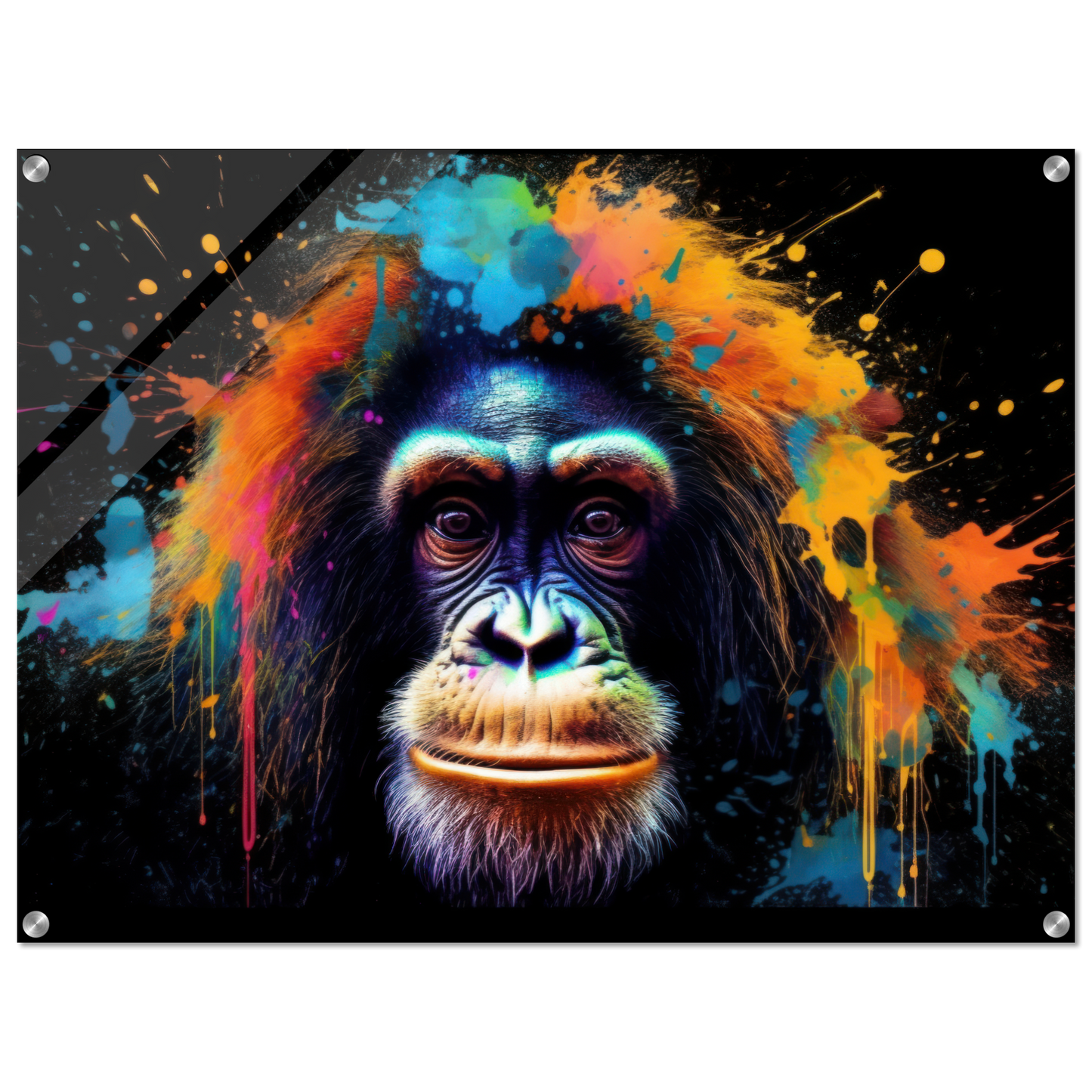 Orang Utan Affe Pop-Art (WILD74)