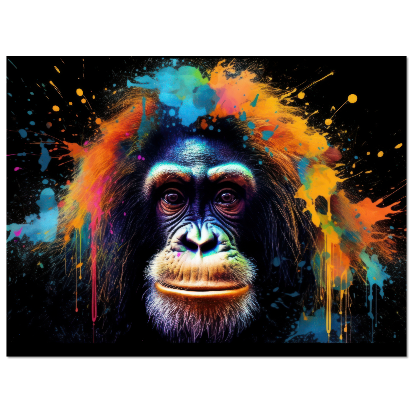 Orang Utan Affe Pop-Art (WILD74)