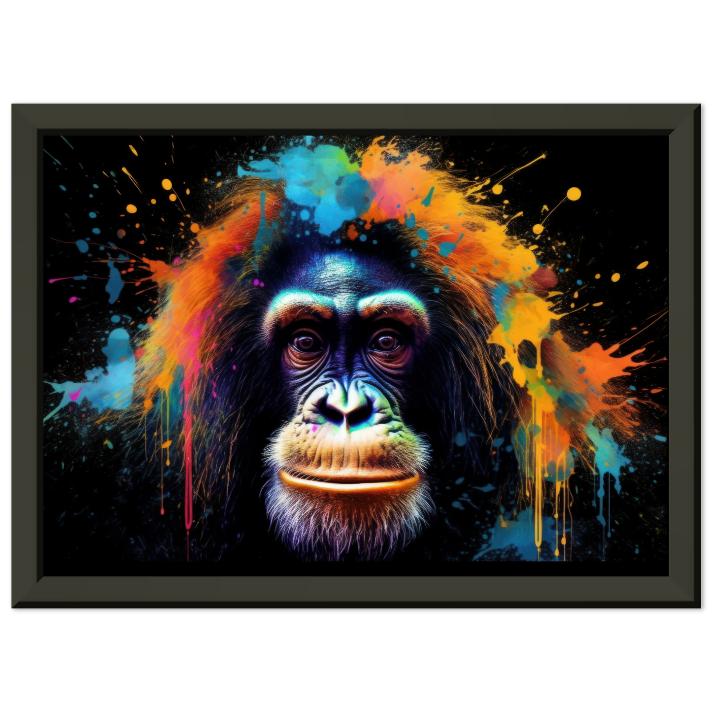 Orang Utan Affe Pop-Art (WILD74)