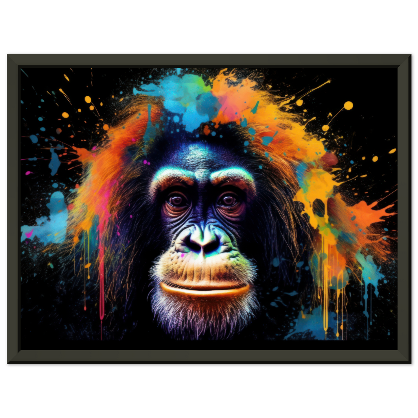 Orang Utan Affe Pop-Art (WILD74)